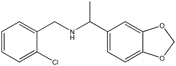 [1-(2H-1,3-benzodioxol-5-yl)ethyl][(2-chlorophenyl)methyl]amine Struktur