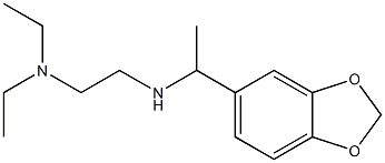 [1-(2H-1,3-benzodioxol-5-yl)ethyl][2-(diethylamino)ethyl]amine Struktur