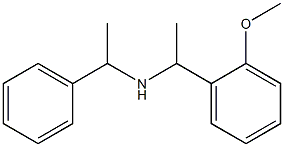 [1-(2-methoxyphenyl)ethyl](1-phenylethyl)amine Struktur