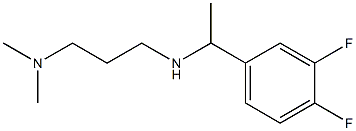 [1-(3,4-difluorophenyl)ethyl][3-(dimethylamino)propyl]amine Struktur