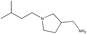 [1-(3-methylbutyl)pyrrolidin-3-yl]methylamine Struktur