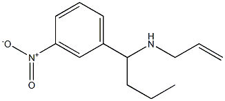 [1-(3-nitrophenyl)butyl](prop-2-en-1-yl)amine Structure