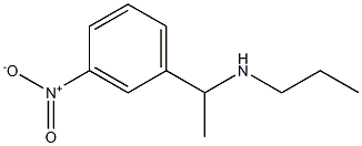 [1-(3-nitrophenyl)ethyl](propyl)amine Struktur