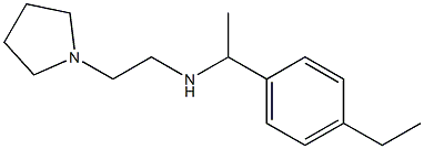 [1-(4-ethylphenyl)ethyl][2-(pyrrolidin-1-yl)ethyl]amine Struktur