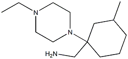 [1-(4-ethylpiperazin-1-yl)-3-methylcyclohexyl]methylamine Struktur