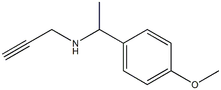 [1-(4-methoxyphenyl)ethyl](prop-2-yn-1-yl)amine Struktur