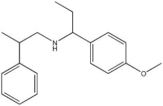 [1-(4-methoxyphenyl)propyl](2-phenylpropyl)amine Struktur