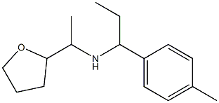 [1-(4-methylphenyl)propyl][1-(oxolan-2-yl)ethyl]amine Struktur