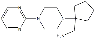 [1-(4-pyrimidin-2-ylpiperazin-1-yl)cyclopentyl]methylamine Struktur