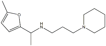 [1-(5-methylfuran-2-yl)ethyl][3-(piperidin-1-yl)propyl]amine Struktur