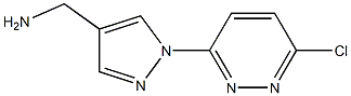 [1-(6-chloropyridazin-3-yl)-1H-pyrazol-4-yl]methylamine Struktur