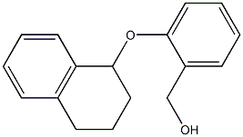 [2-(1,2,3,4-tetrahydronaphthalen-1-yloxy)phenyl]methanol Struktur