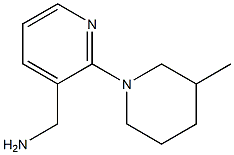 [2-(3-methylpiperidin-1-yl)pyridin-3-yl]methylamine Struktur