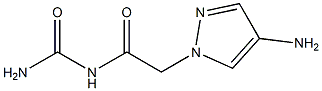 [2-(4-amino-1H-pyrazol-1-yl)acetyl]urea Struktur