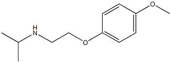 [2-(4-methoxyphenoxy)ethyl](propan-2-yl)amine Struktur