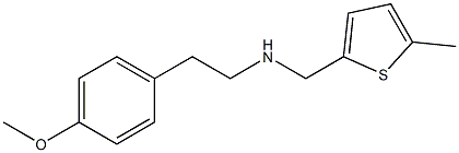 [2-(4-methoxyphenyl)ethyl][(5-methylthiophen-2-yl)methyl]amine Struktur