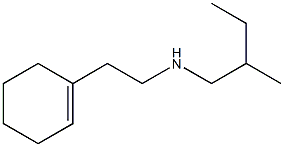 [2-(cyclohex-1-en-1-yl)ethyl](2-methylbutyl)amine Struktur