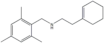 [2-(cyclohex-1-en-1-yl)ethyl][(2,4,6-trimethylphenyl)methyl]amine Struktur