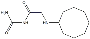 [2-(cyclooctylamino)acetyl]urea Struktur