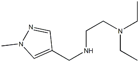 [2-(diethylamino)ethyl][(1-methyl-1H-pyrazol-4-yl)methyl]amine Struktur