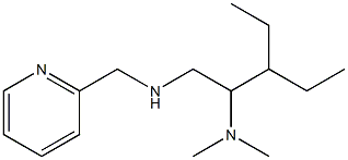 [2-(dimethylamino)-3-ethylpentyl](pyridin-2-ylmethyl)amine Struktur