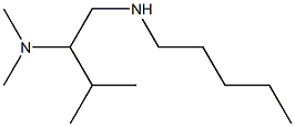 [2-(dimethylamino)-3-methylbutyl](pentyl)amine Struktur