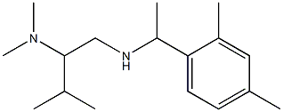 [2-(dimethylamino)-3-methylbutyl][1-(2,4-dimethylphenyl)ethyl]amine Struktur