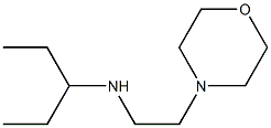 [2-(morpholin-4-yl)ethyl](pentan-3-yl)amine Struktur