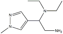 [2-amino-1-(1-methyl-1H-pyrazol-4-yl)ethyl]diethylamine Struktur