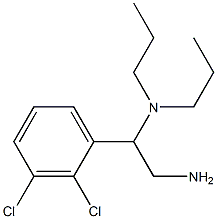 [2-amino-1-(2,3-dichlorophenyl)ethyl]dipropylamine Struktur