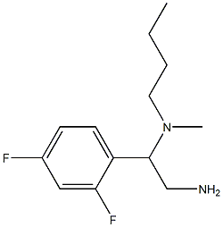 [2-amino-1-(2,4-difluorophenyl)ethyl](butyl)methylamine Struktur