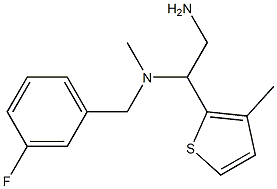 [2-amino-1-(3-methylthiophen-2-yl)ethyl][(3-fluorophenyl)methyl]methylamine Struktur