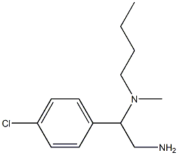 [2-amino-1-(4-chlorophenyl)ethyl](butyl)methylamine Struktur