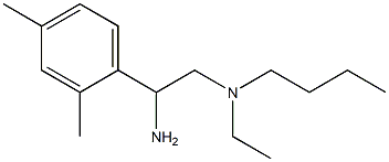 [2-amino-2-(2,4-dimethylphenyl)ethyl](butyl)ethylamine Struktur