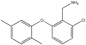 [2-chloro-6-(2,5-dimethylphenoxy)phenyl]methanamine Struktur