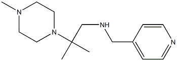 [2-methyl-2-(4-methylpiperazin-1-yl)propyl](pyridin-4-ylmethyl)amine Structure