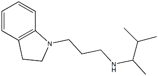 [3-(2,3-dihydro-1H-indol-1-yl)propyl](3-methylbutan-2-yl)amine Struktur