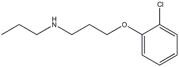 [3-(2-chlorophenoxy)propyl](propyl)amine Struktur