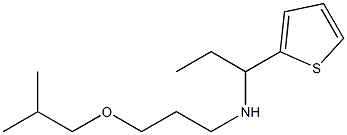 [3-(2-methylpropoxy)propyl][1-(thiophen-2-yl)propyl]amine Struktur