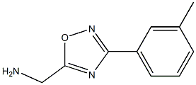 [3-(3-methylphenyl)-1,2,4-oxadiazol-5-yl]methanamine Struktur