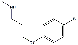 [3-(4-bromophenoxy)propyl](methyl)amine Struktur