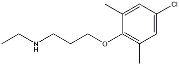 [3-(4-chloro-2,6-dimethylphenoxy)propyl](ethyl)amine Struktur