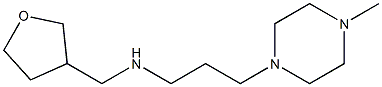 [3-(4-methylpiperazin-1-yl)propyl](oxolan-3-ylmethyl)amine Struktur