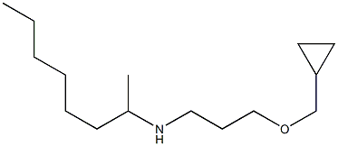 [3-(cyclopropylmethoxy)propyl](octan-2-yl)amine Struktur