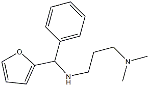 [3-(dimethylamino)propyl][furan-2-yl(phenyl)methyl]amine Struktur