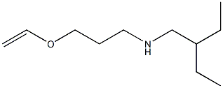 [3-(ethenyloxy)propyl](2-ethylbutyl)amine Struktur