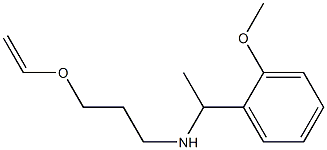 [3-(ethenyloxy)propyl][1-(2-methoxyphenyl)ethyl]amine Struktur