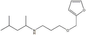 [3-(furan-2-ylmethoxy)propyl](4-methylpentan-2-yl)amine Struktur