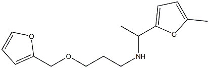 [3-(furan-2-ylmethoxy)propyl][1-(5-methylfuran-2-yl)ethyl]amine Struktur