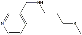 [3-(methylsulfanyl)propyl](pyridin-3-ylmethyl)amine Struktur